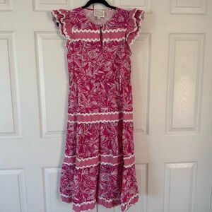Pink Floral Women's Dress
